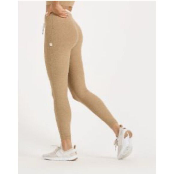 Vuori Size Medium Vibe Elevation Leggings Beige - Picture 9 of 9